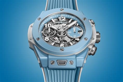 hublot sky blue big bang|hublot big bang full sapphire.